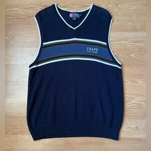 CHAPS Ralph Lauren Vtg Cotton Men’s Vest